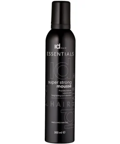 shop IdHAIR Essentials Super Strong Hold Mousse 300 ml af IdHAIR - online shopping tilbud rabat hos shoppetur.dk