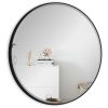 shop Incado spejl - Modern Mirrors - Black - Ø 80 cm af incado - online shopping tilbud rabat hos shoppetur.dk