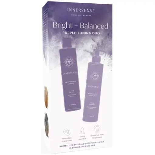 shop Innersense Bright + Balanced Purple Toning Duo Set af Innersense - online shopping tilbud rabat hos shoppetur.dk