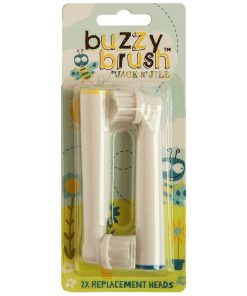 shop Jack N' Jill Replacement Brushes Buzzy Brush - 2 Pack af Jack N Jill - online shopping tilbud rabat hos shoppetur.dk