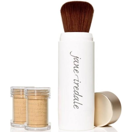 shop Jane Iredale Amazing Base Loose Mineral Powder Refillable Brush SPF 20 - 5 gr. - Golden Glow af Jane Iredale - online shopping tilbud rabat hos shoppetur.dk