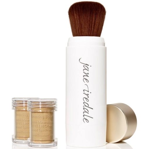 shop Jane Iredale Amazing Base Loose Mineral Powder Refillable Brush SPF 20 - 5 gr. - Latte af Jane Iredale - online shopping tilbud rabat hos shoppetur.dk