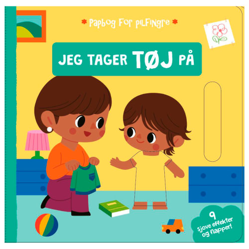 shop Jeg tager tøj på - Papbog for pilfingre - Papbog af  - online shopping tilbud rabat hos shoppetur.dk