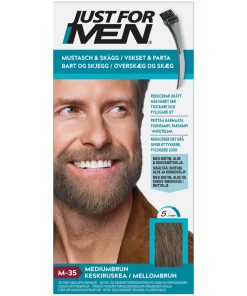 shop Just For Men Beard Colour - Medium Brown af Just For Men - online shopping tilbud rabat hos shoppetur.dk