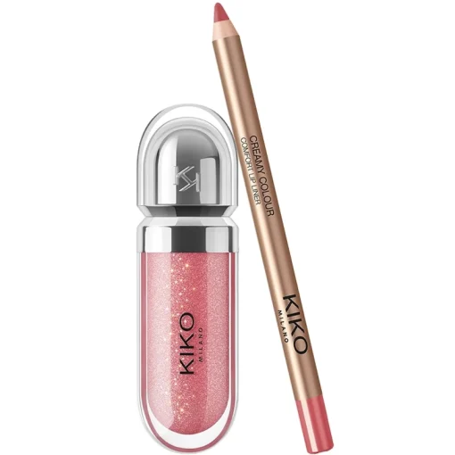 shop KIKO Milano 3D Hydra Lipgloss + Lip Liner Set - Choose Colors af KIKO Milano - online shopping tilbud rabat hos shoppetur.dk