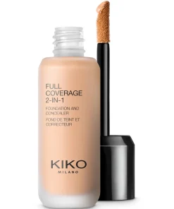 shop KIKO Milano Full Coverage 2-In-1 Foundation & Concealer 25 ml - CR20 Cool Rose af KIKO Milano - online shopping tilbud rabat hos shoppetur.dk