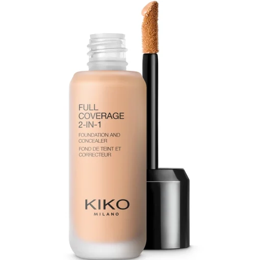 shop KIKO Milano Full Coverage 2-In-1 Foundation & Concealer 25 ml - CR20 Cool Rose af KIKO Milano - online shopping tilbud rabat hos shoppetur.dk