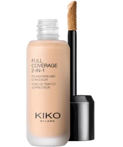 shop KIKO Milano Full Coverage 2-In-1 Foundation & Concealer 25 ml - N15 Neutral af KIKO Milano - online shopping tilbud rabat hos shoppetur.dk