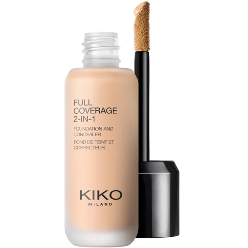 shop KIKO Milano Full Coverage 2-In-1 Foundation & Concealer 25 ml - N15 Neutral af KIKO Milano - online shopping tilbud rabat hos shoppetur.dk