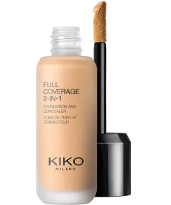 shop KIKO Milano Full Coverage 2-In-1 Foundation & Concealer 25 ml - N40 Neutral af KIKO Milano - online shopping tilbud rabat hos shoppetur.dk