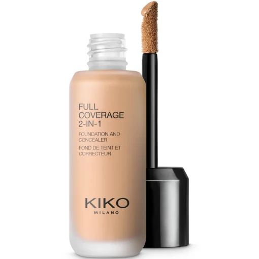 shop KIKO Milano Full Coverage 2-In-1 Foundation & Concealer 25 ml - N65 Neutral af KIKO Milano - online shopping tilbud rabat hos shoppetur.dk