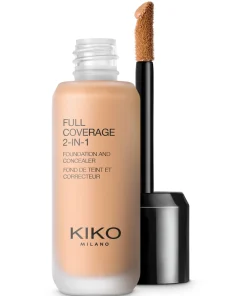 shop KIKO Milano Full Coverage 2-In-1 Foundation & Concealer 25 ml - N80 Neutral af KIKO Milano - online shopping tilbud rabat hos shoppetur.dk