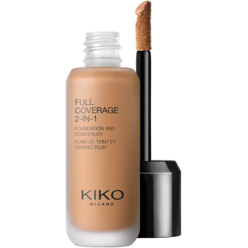 shop KIKO Milano Full Coverage 2-In-1 Foundation & Concealer 25 ml - WB105 Warm Beige af KIKO Milano - online shopping tilbud rabat hos shoppetur.dk