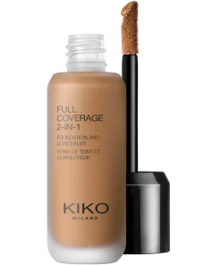 shop KIKO Milano Full Coverage 2-In-1 Foundation & Concealer 25 ml - WB120 Warm Beige af KIKO Milano - online shopping tilbud rabat hos shoppetur.dk