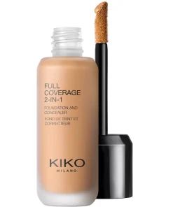 shop KIKO Milano Full Coverage 2-In-1 Foundation & Concealer 25 ml - WB80 Warm Beige af KIKO Milano - online shopping tilbud rabat hos shoppetur.dk