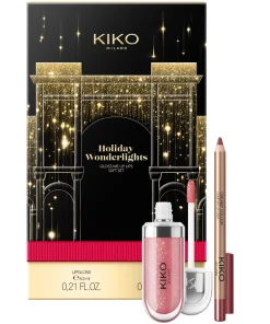 shop KIKO Milano Holiday Wonderlights Gloss Me Up Lips Gift Set - 01 Refined Mauve af KIKO Milano - online shopping tilbud rabat hos shoppetur.dk