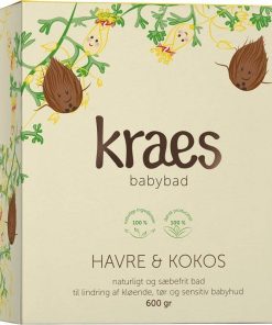 shop KRAES Babybad Havre & Kokos 600 gr. af KRAES - online shopping tilbud rabat hos shoppetur.dk