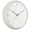 shop Karlsson vægur - Niravana Globe - KA5859WG - Metal/lys grå af karlsson - online shopping tilbud rabat hos shoppetur.dk