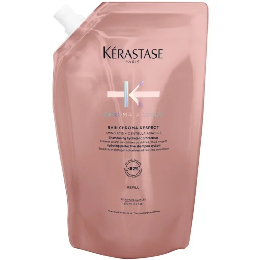 shop Kerastase Chroma Absolu Bain Chroma Respect Shampoo Refill 500 ml af Kerastase - online shopping tilbud rabat hos shoppetur.dk