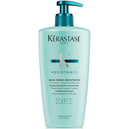 shop Kerastase Resistance Bain Force Architecte Shampoo 500 ml af Kerastase - online shopping tilbud rabat hos shoppetur.dk