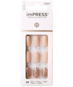 shop Kiss ImPRESS Press-On Nails - Evanesce af Kiss - online shopping tilbud rabat hos shoppetur.dk