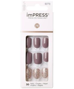 shop Kiss ImPRESS Press-On Nails - Flawless af Kiss - online shopping tilbud rabat hos shoppetur.dk