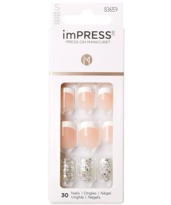 shop Kiss ImPRESS Press-On Nails - Time Slip af Kiss - online shopping tilbud rabat hos shoppetur.dk