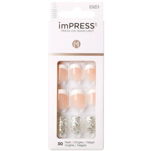 shop Kiss ImPRESS Press-On Nails - Time Slip af Kiss - online shopping tilbud rabat hos shoppetur.dk