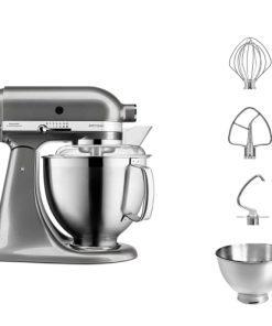 shop KitchenAid røremaskine - Artisan - Medallion Silver af kitchenaid - online shopping tilbud rabat hos shoppetur.dk