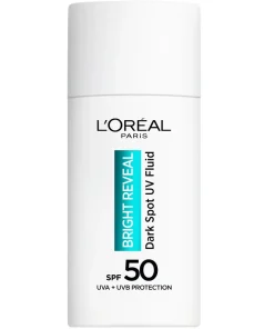 shop L'Oreal Paris Bright Reveal Dark Spot UV Fluid SPF 50 - 50 ml af LOreal Paris - online shopping tilbud rabat hos shoppetur.dk