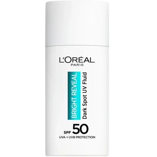 shop L'Oreal Paris Bright Reveal Dark Spot UV Fluid SPF 50 - 50 ml af LOreal Paris - online shopping tilbud rabat hos shoppetur.dk