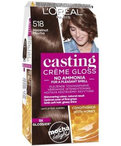 shop L'Oreal Paris Casting Creme Gloss 180 ml 518 Hazelnut Mocha af LOreal Paris - online shopping tilbud rabat hos shoppetur.dk