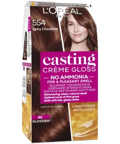 shop L'Oreal Paris Casting Creme Gloss 554 Spicy Chocolate af LOreal Paris - online shopping tilbud rabat hos shoppetur.dk