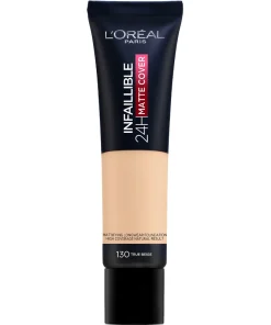 shop L'Oreal Paris Cosmetics Infaillible 24H Matte Cover Foundation SPF 16 - 30 ml- 130 True Beige af LOreal Paris - online shopping tilbud rabat hos shoppetur.dk