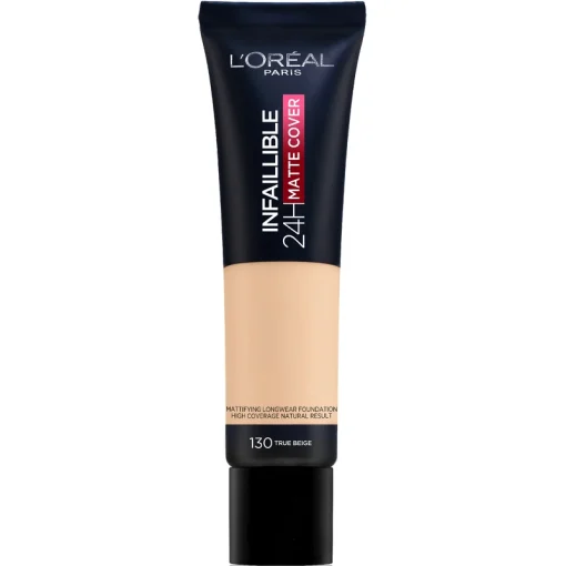 shop L'Oreal Paris Cosmetics Infaillible 24H Matte Cover Foundation SPF 16 - 30 ml- 130 True Beige af LOreal Paris - online shopping tilbud rabat hos shoppetur.dk