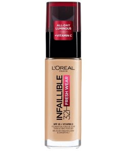 shop L'Oreal Paris Cosmetics Infaillible Fresh Wear 32H Liquid Foundation 30 ml - 120 Golden Vanilla af LOreal Paris - online shopping tilbud rabat hos shoppetur.dk