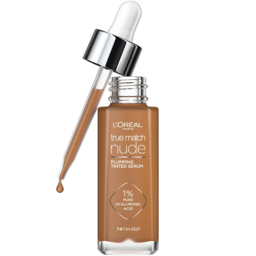 shop L'Oreal Paris Cosmetics True Match Nude Plumping Tinted Serum 30 ml - No. 7-8 Tan-Deep af LOreal Paris - online shopping tilbud rabat hos shoppetur.dk