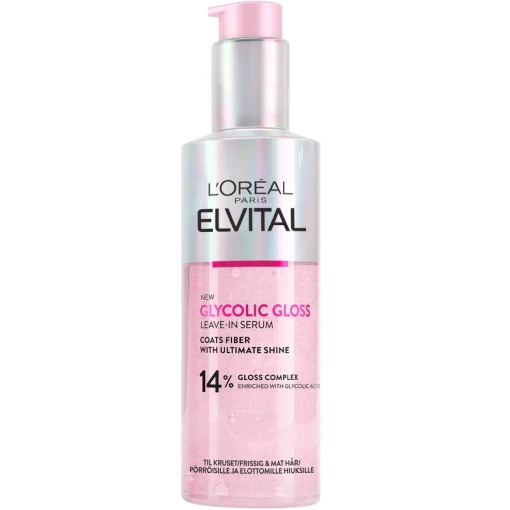 shop L'Oreal Paris Elvital Glycolic Gloss Leave-in Serum 150 ml af LOreal Paris - online shopping tilbud rabat hos shoppetur.dk