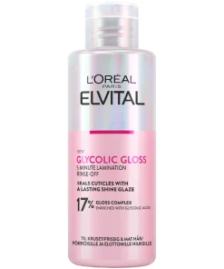 shop L'Oreal Paris Elvital Glycolic Gloss Rinse-Off Treatment 200 ml af LOreal Paris - online shopping tilbud rabat hos shoppetur.dk