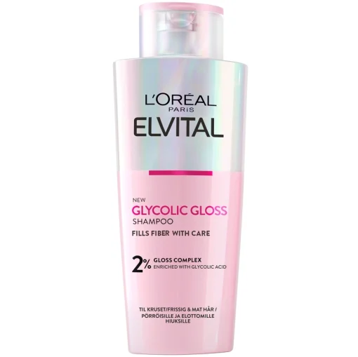 shop L'Oreal Paris Elvital Glycolic Gloss Shampoo 200 ml af LOreal Paris - online shopping tilbud rabat hos shoppetur.dk