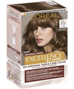 shop L'Oreal Paris Excellence Universal Nudes 192 ml - 6U Dark Blonde af LOreal Paris - online shopping tilbud rabat hos shoppetur.dk