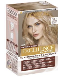 shop L'Oreal Paris Excellence Universal Nudes 192 ml - 9U Very Light Blonde af LOreal Paris - online shopping tilbud rabat hos shoppetur.dk