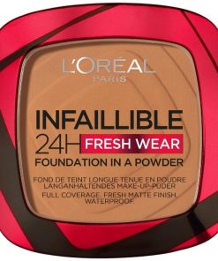 shop L'Oreal Paris Infaillible 24h Fresh Wear Powder Foundation 9 gr. - 330 Hazelnut af LOreal Paris - online shopping tilbud rabat hos shoppetur.dk