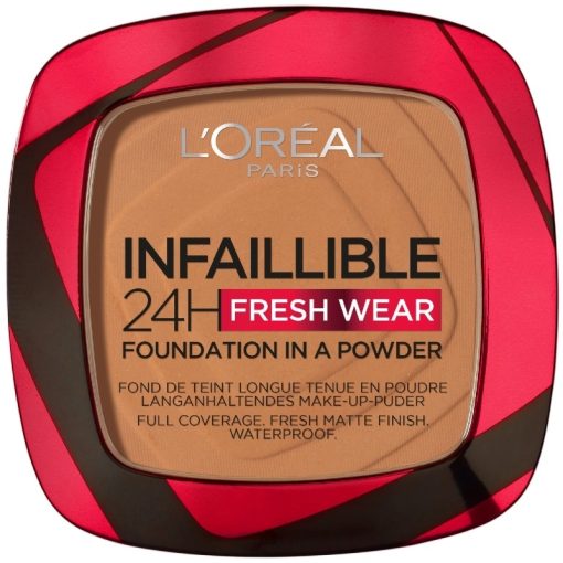 shop L'Oreal Paris Infaillible 24h Fresh Wear Powder Foundation 9 gr. - 330 Hazelnut af LOreal Paris - online shopping tilbud rabat hos shoppetur.dk