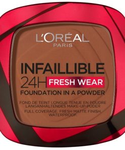 shop L'Oreal Paris Infaillible 24h Fresh Wear Powder Foundation 9 gr. - 375 Deep Amber af LOreal Paris - online shopping tilbud rabat hos shoppetur.dk