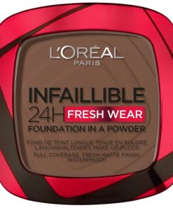 shop L'Oreal Paris Infaillible 24h Fresh Wear Powder Foundation 9 gr. - 390 Ebony af LOreal Paris - online shopping tilbud rabat hos shoppetur.dk