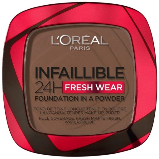 shop L'Oreal Paris Infaillible 24h Fresh Wear Powder Foundation 9 gr. - 390 Ebony af LOreal Paris - online shopping tilbud rabat hos shoppetur.dk