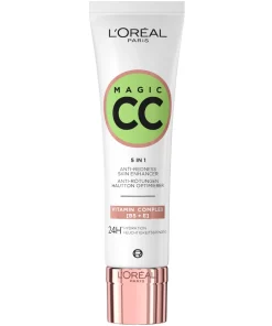 shop L'Oreal Paris Magic CC 5 In 1 Anti-Redness Skin Enhancer 30 ml af LOreal Paris - online shopping tilbud rabat hos shoppetur.dk