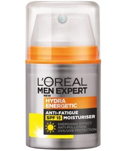 shop L'Oreal Paris Men Expert Hydra Energetic Moisturiser SPF 15 - 50 ml af LOreal Paris - online shopping tilbud rabat hos shoppetur.dk