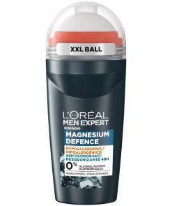 shop L'Oreal Paris Men Expert Magnesium Defence Roll-On Deodorant 50 ml af LOreal Paris - online shopping tilbud rabat hos shoppetur.dk